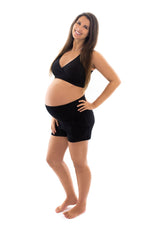 Load image into Gallery viewer, Maternity Full Panel Shorts with Pockets
