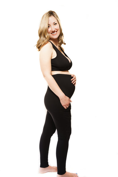 Maternity Full Panel Leggings with Pockets – MAJESTY NATION LLC
