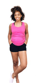 Charger l&#39;image dans la galerie, Maternity Full Panel Shorts with Pockets
